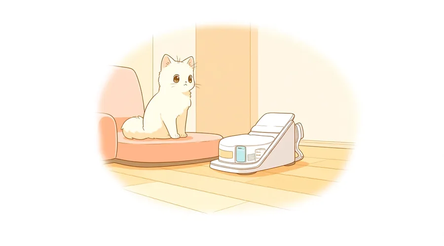 猫の自動トイレのランニングコスト|電気代・砂代で後悔しない見方のイメージイラスト