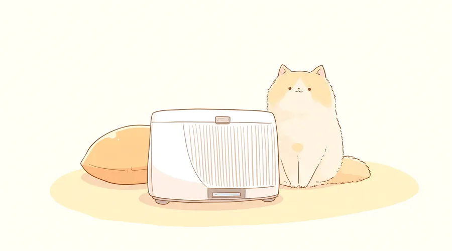 猫の空気清浄機は後悔する?買う前に知りたい失敗パターンと注意点のイメージイラスト