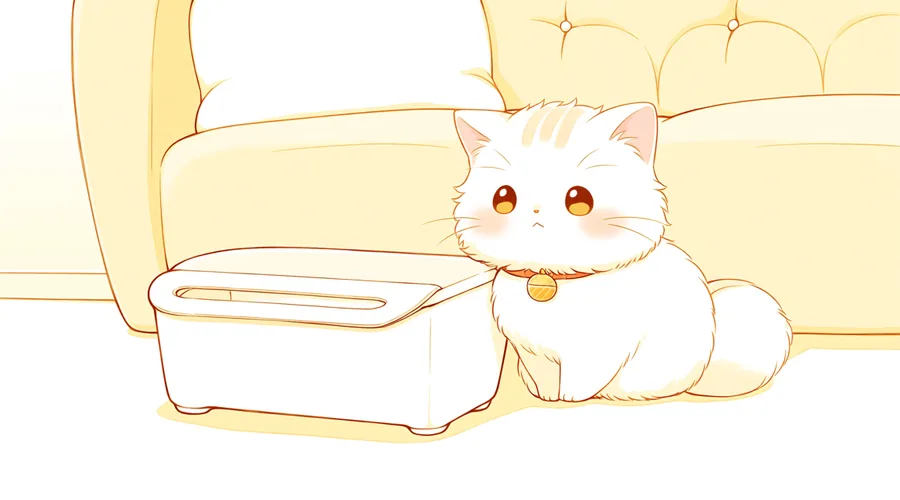 猫の健康を見守るスマートグッズの選び方|首輪型・トイレ型の違いのイメージイラスト