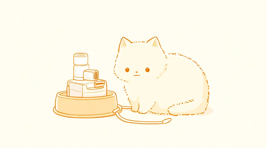 自動給餌器のカメラ付き一体型と単体、どっちがいい?選び方の比較のイメージイラスト