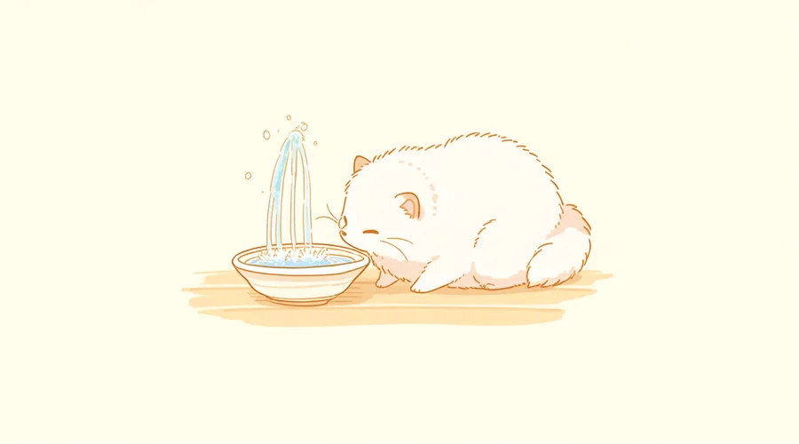猫の循環式給水器は後悔する?|音・掃除・電気代で失敗しやすい理由と選び方のイメージイラスト